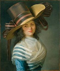 Portrait of a Lady by Jean-Laurent Mosnier, ca 1790
