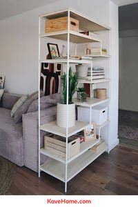 Shelving and bookcases talk about your tastes, passions and hobbies and make your home truly feel yours. Create your favourite corner with the Kave Home bookcases. A bookcase is the ideal piece of furniture to keep everything in order and have your own space. - In the Kave of Oh!MamiBlue #LivingRoom #Ideas #Decor #Bookcase