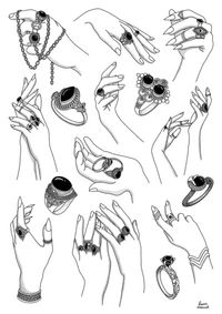 Laura Marcuet | INKTOBER, DAY 1 - RING 💍 _ C’est partiii ! Premier...