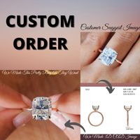 Buy Custom Order Antique 4.5 CT Elongated Cushion Cut Moissanite online on Etsy India. Shop for handmade, vintage and unique Engagement Rings items from premvatijewellery online on Etsy