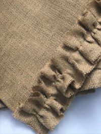 Burlap can be found in many home dec projects, from pillows to wreaths to table runners and more. Find tips and tricks for sewing with burlap on the blog at weallsew.com.