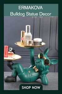 PERSONALIZE YOUR LIVING ROOM TABLE! ERMAKOVA Handmade Craft Animal Figurine Chilling Bulldog Statue for Living Room, Bedroom Decor. Interior Decoration Ideas 2022. Dog Lovers Animal Figurine Handmade Smooth Craft for Interior Designing, Living Room Dining Table Decor. Living Room Small Spaces, TV Wall Decor. #interiordesignlivingroom #interiordesignaccessories #diningtabledecor #livingroomdecor #tvunitdecor #smallspacesdecor #storageanddecorideas #ad #onlineshopping