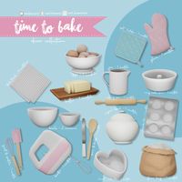 Sims 4 Time to Bake Collection - Mel Bennett