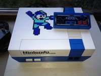 Mega Man themed NES. by Hananas-nl on deviantART