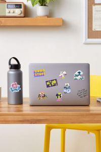Selection of cool, fun and postive stickers perfect to decoate your laptop. These stickers are also waterproof - so they can go on a water bottle, cup, mug and more! . . . . . . . . . . . . . . #stickersonlaptop #aestheticstickerscool #macbookstickers #aesthetic #coolstickers #colourful stickers #office #desk #laptopstickers #cool #macbookstickers #stickersaesthetic #laptopstickersideas