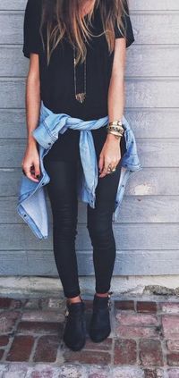 10 Staple Pieces Every Woman Should Have in Her Closet – Heel or no heel – your preference. Either way, black booties deserve a place in any girl’s closet!