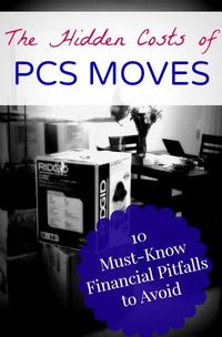 Great advice for military spouses and families! Avoid the financial pitfalls of PCS moves.