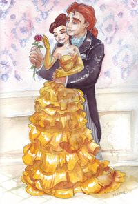Belle and Adam Designer fashion Ib by ~TaijaVigilia on deviantART