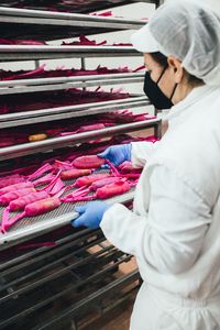 Proceso de secado de los salazones de Ricardo Fuentes. Fotografía gastronómica de Cristina Navarro.