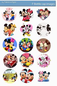 I'm sharing free digital bottle cap images I created
