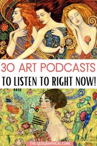 Need something cultural to listen to on a podcast? Here's my guide to the best podcasts for art and culture lovers. These podcasts explore famous artists, famous paintings, famous scandals in art history, or other events in the world histor and pop culture. If you need something to listen to right now, read on for the best podcasts for culture vultures, art lovers, creatives, or art teachers.