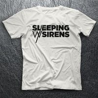 Sleeping with Sirens White Unisex T-Shirt - Tees - Shirts #sleepingwithsirens #shirt #tshirt #apparel #clothing #tees #teeshirtss