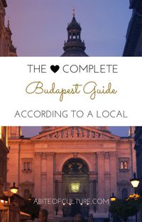 The Complete Budapest Guide: According to a Local- If you're headed to Budapest, Hungary, be sure to check out this guide! All the best things to do, eat, see, drink, and more! You'll be experiencing Budapest as a local, not as a tourist. Happy travels and enjoy this Budapest guide!