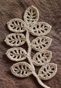 Crochet LEAVES by Kat K.