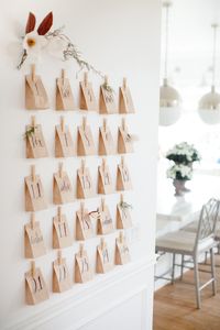 #Adventskalender #Brottüten selber machen an der Küchenwand mit #Wäscheklammern befestigen