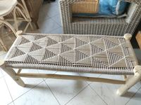 Panca in legno massello e corda intrecciata - Etsy Italia