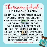 I created this graphic to give a basic explanation of how the enzymes in the Norwex Mattress Cleaner work to break down the organic matter that builds up on surfaces like your pillows, couches, stuffed animals, and mattresses. If you're feeling thoroughly disgusted with your surfaces and have a need to give them a good dousing with mattress spray, you can get your hands on a bottle here: www.robinsnontoxicnest.com