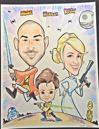 Gallery Of Some Of The Recent Caricature Gifts That I’ve Drawn - James Thomas Arts