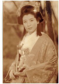 Tsukioka Chiaki (月丘千秋) 1925-, Japanese Actress, 月丘夢路(姉)