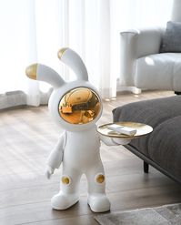 Floor Ornaments Rabbit Handicraft Decoration Sculpture – theworkalley