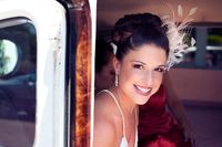 Feather fascinator #weddings #hair #adornments #feathers