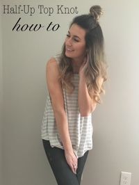 The Ultimate Half-Up Top Knot | Love Mala