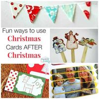 use Christmas Cards after Christmas