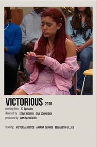 minimal polaroid series poster for victorious
