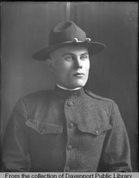 Mr Earl Olson was a WWI mechanic at Fort Sheridan.