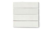 Glossy finish with a shiny, semi-reflective sheen, noticeable color variation, and intricately veined crackled detailing. Applied to our durable Recycled Tile Body. LEED eligible (see Resources for details). Looking for Ultra Cream? In an effort towards Zero Waste manufacturing, Ultra Cream has been discontinued. Closest color match is Magnolia on our Recycled Tile Body.