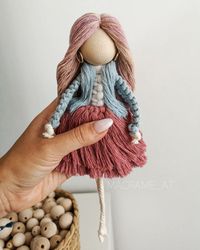 ▪️macrame_at ▪️made for you ▪️ on Instagram: “Oh hi girl! 👋 It will be rly a unique project! #macramedoll #macrameangel #personalizeddoll #personalizedgift #handmadegift #homemade…”