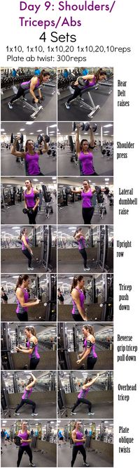 28 Days 2 Shred Day 9: Shoulders/Triceps/Abs