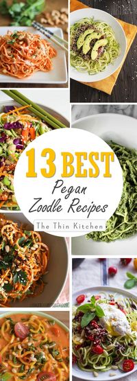 Here they are, the 13 Best Pegan Zoodle Recipes out there! A Pegan diet is a combination of the healthiest aspects of the Vegan diet and Paleo diet... It is super healthy and can also be delicious ...