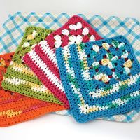 Granny Crochet Dishcloth