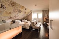 Travel back in time to the German North Sea island of Langeoog- that is to the 1970s. The comfortable Retro Design Hotel Garni is fitted out in groovy wallpapers, eccentric lighting and design objects from the era and offers all amenities of a four star hotel. A 7-minute walk to the beach it offers a daily breakfast, a cocktail bar and Ayurveda treatments and massages.