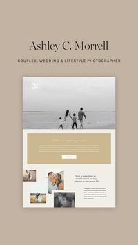 Minimal, modern and warm website design for couples, wedding and lifestyle photographer. Built with June theme by flothemes.com Photography branding, rebranding, website design ideas
