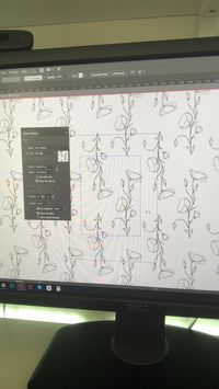 This is my process of turning this #flower #illustration I drew into a seamless #vector #pattern in #Adobe #Illustrator. By @Youandigraphics // Irene Demetri