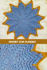 With Christmas just around the corner, here is a crochet placemat which you can make to get into the holiday mood.