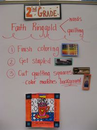 Jamestown Elementary Art Blog: 2nd Grade Faith Ringgold Mugs