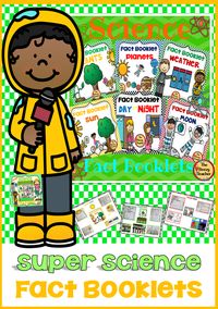 Let’s go on a scientific adventure! Each fact booklet in this bundle is filled with exciting facts and fun hands-on crafts chosen to spark an interest in science. #kindergartenscience #thebeezyteacher