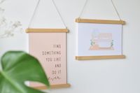 VIDEO DIY POSTERHOUDER / Mijn eerste vlog staat online / Nu op www.cloclo.be