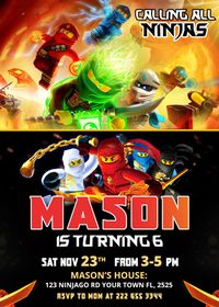 #birthdayinvitation #BoyBirthday #KidsBirthday #ninjago #ninjagobirthday #Ninjagoinvitation #ninjagoinvite #ninjagoparty #Ninjagoprintable