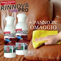 RINNOVA PRO 2x1 - Detergi e Rinnova all'Istante gli Oggetti che Ami! PROMOZIONE SPECIALE! - RINNOVA PRO è l'innovativa crema che aiuta a rinnovare molte superfici. RINNOVA PRO è perfetto per ogni superficie all'interno e all'esterno dell'abitazione che siano in PLASTICA, SIMILPELLE, METALLO E PIETRA POROSA, in quanto crea uno strato protettivo che protegge da agenti atmosferici come pioggia e raggi uv.
