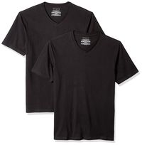 Amazon.com: Amazon Essentials Men's 2-Pack Slim-Fit V-Neck T-Shirt, White, Large: Clothing