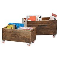 Rolling Storage Crates for Baby Nursery and Kids Rooms | Serena & Lily