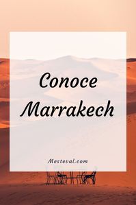 Conoce la mágica y espiritual ciudad de #Marrakech #mesteval #viajes #travel #morocco #africa #viajar #aventura