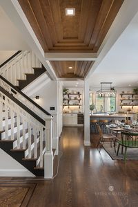 Inlay Coffered Ceiling The hallway features coffered ceiling with Cherry wood inlays Inlay Coffered Ceiling Ideas Inlay Coffered Ceiling Inlay Coffered Ceiling #InlayCofferedCeiling #CofferedCeiling #Inlayceiling #ceiling
