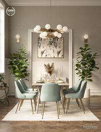 Elegant Dining Room – Palmira Romo with 5SRW