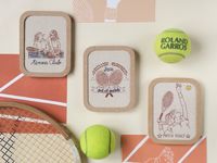 Tiny broderies - Modèles de broderie tennis "Jeu, set et match"