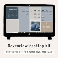 Want a magical new desktop aesthetic? In this Ravenclaw Harry Potter themed kit 𝘆𝗼𝘂 𝗴𝗲𝘁 𝟭𝟮 𝘄𝗮𝗹𝗹𝗽𝗮𝗽𝗲𝗿𝘀 𝗮𝗻𝗱 𝟲𝟭 𝗳𝗼𝗹𝗱𝗲𝗿 𝗶𝗰𝗼𝗻𝘀!! 𝗖𝗮𝗻 𝗯𝗲 𝘂𝘀𝗲𝗱 𝗳𝗼𝗿 𝘄𝗶𝗻𝗱𝗼𝘄𝘀 𝗮𝗻𝗱 𝗺𝗮𝗰𝗢𝗦. Click HERE to buy! | desktop wallpaper organizer | desktop wallpaper organizer aesthetic | desktop wallpaper organizer for windows | harry potter desktop organizer | macbook desktop organizer | desktop organizer wallpaper blue | ravenclaw desktop wallpaper